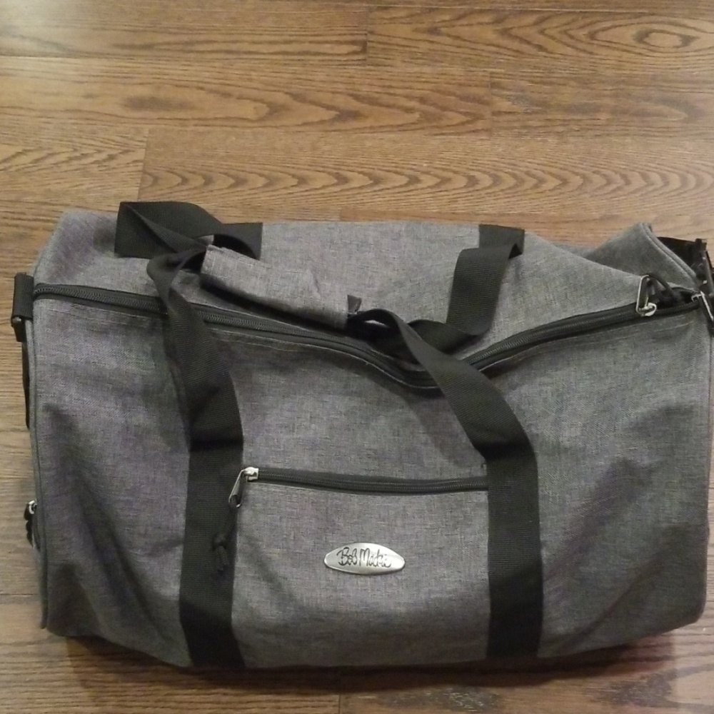Bob Mackie Gray Duffle